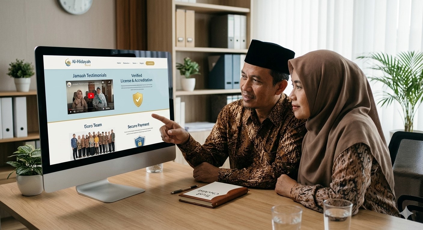 Cara Meningkatkan Trust Jamaah Lewat Branding Website