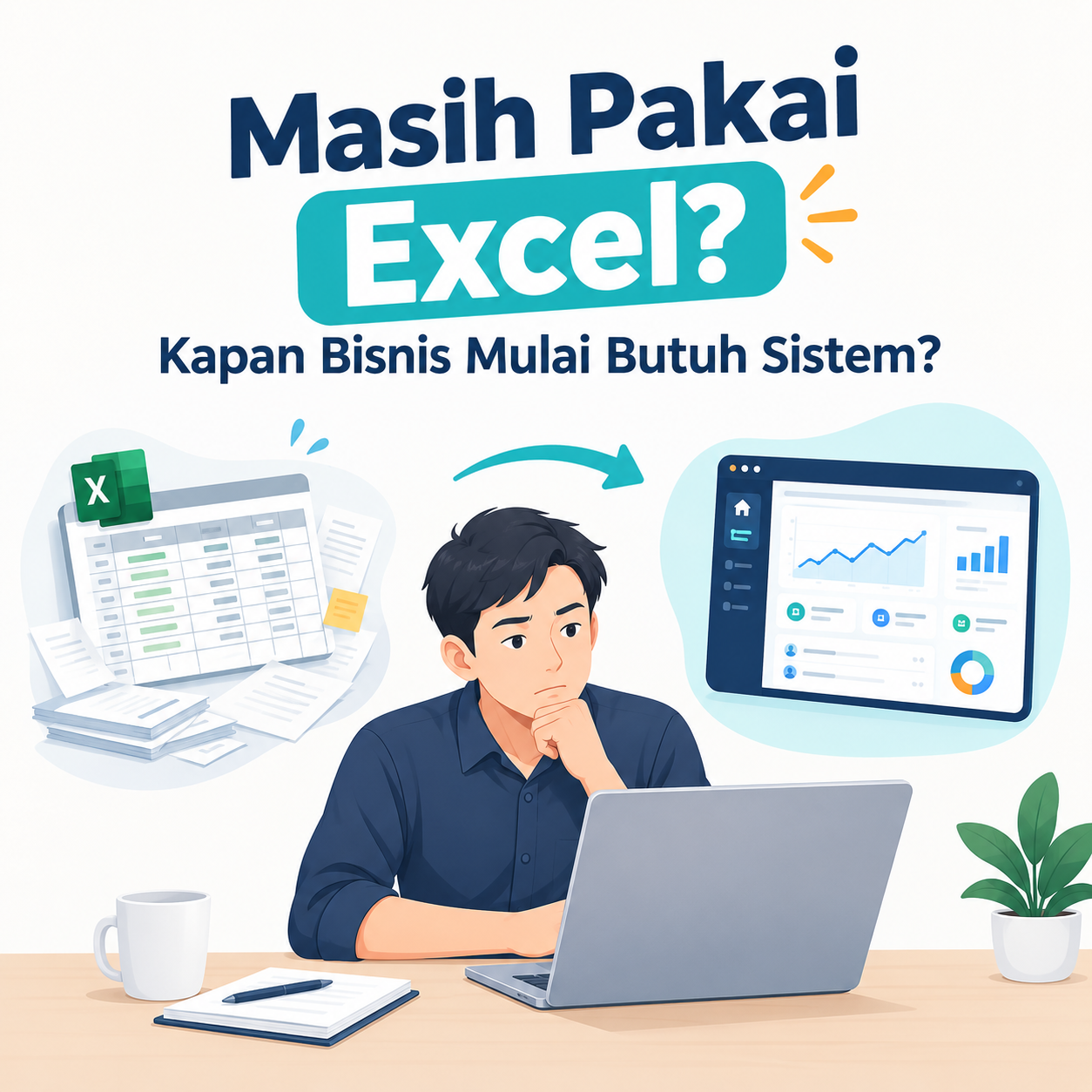 Bisnis Masih Pakai Excel? Kapan Harus Mulai Pakai Sistem?