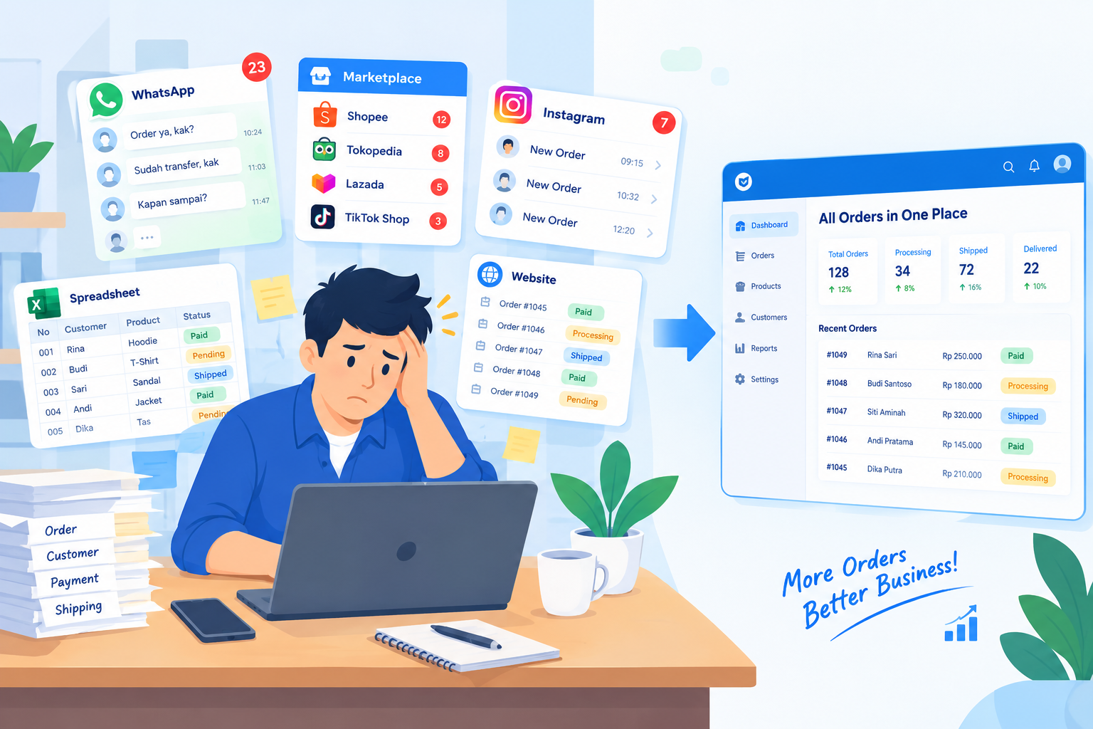 Pesanan Online Makin Banyak, Tapi Data Masih Tersebar? Ini Risikonya untuk Bisnis