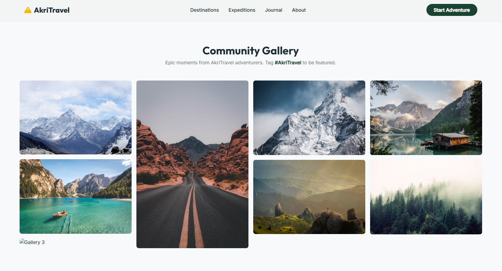 AkriTravel - Adventure & Eco-Tourism Landing Page thumbnail 6