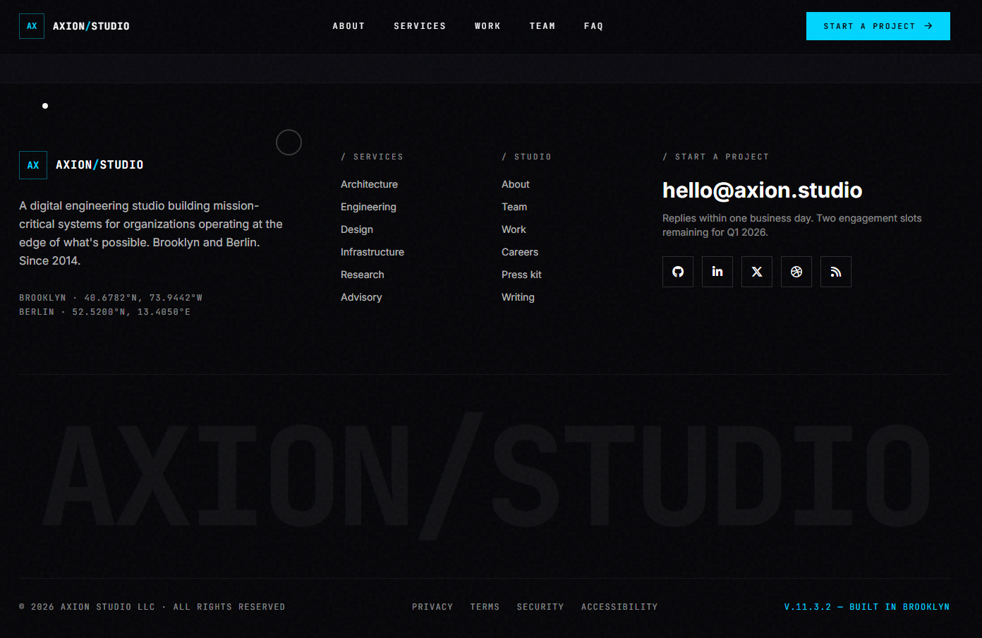 AXION — Premium Dark Mode Company Profile HTML Template thumbnail 6